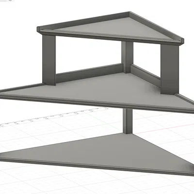 Khay Organizer Bàn Làm Việc Hình Tam Giác (Triangular Desk Organizer)