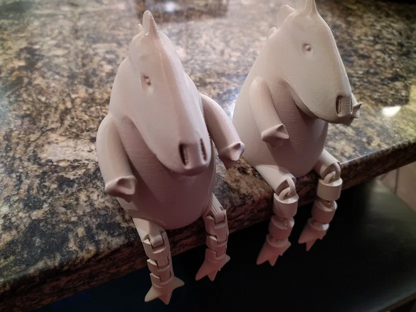 Doughosaurus (Dino làm từ bột) – mẫu in 3D - Image 1