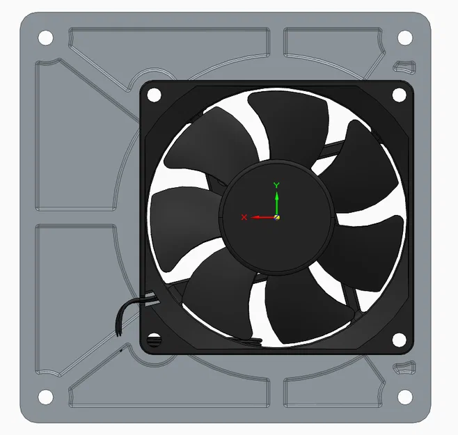 Adapter lệch tâm quạt 80mm sang 120mm (80mm Fan Offset Adapter) - Image 1