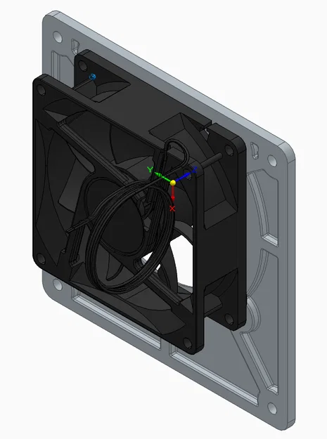 Adapter lệch tâm quạt 80mm sang 120mm (80mm Fan Offset Adapter) - Image 2
