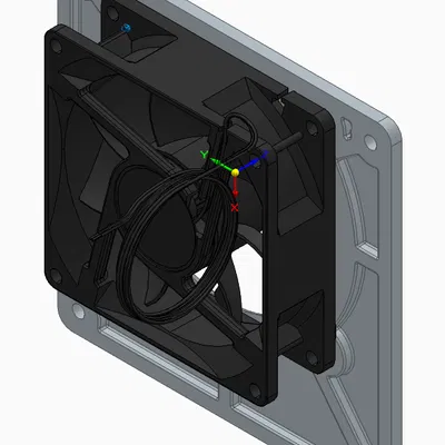 Adapter lệch tâm quạt 80mm sang 120mm (80mm Fan Offset Adapter)