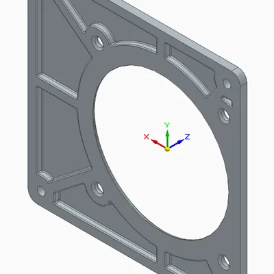 Adapter lệch tâm quạt 80mm sang 120mm (80mm Fan Offset Adapter)