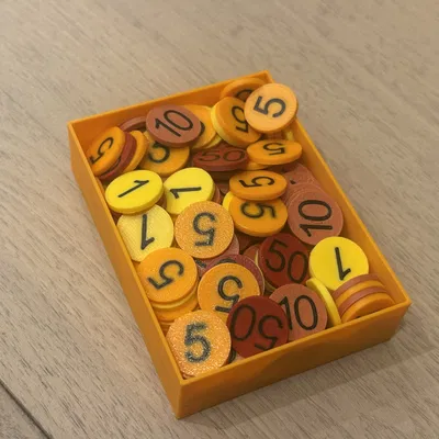 Roast Game - Token và Hộp Đựng Token