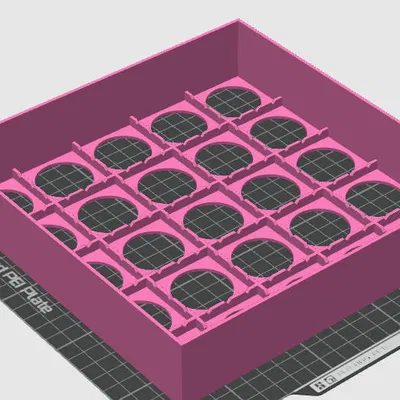 Khay/Ống sắp xếp Ốc vít & Đai ốc (Screw and Nut Organizer)