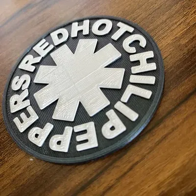 Coaster Red Hot Chili Peppers