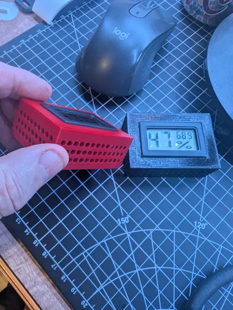 Hộp Hygrometer gắn nam châm nhúng (Embedded Magnets) - Image 5