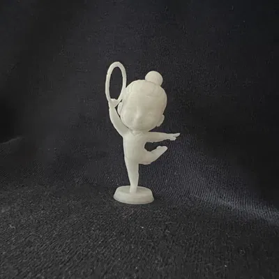 Chibi Gymnast – Figurine 3D dễ thương