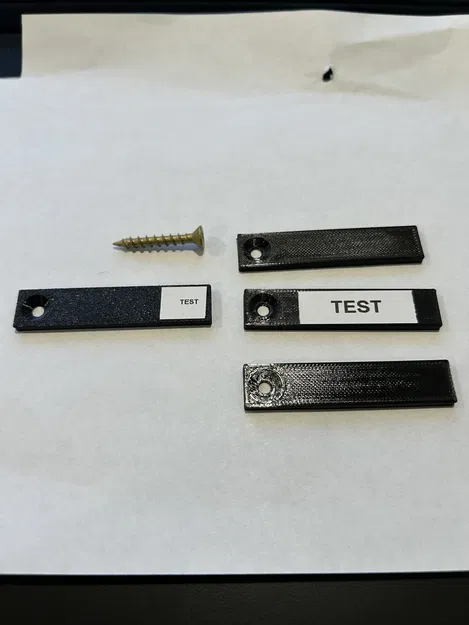 Thẻ dán nhãn bắt vít (Screw in Label Tag) - Image 2