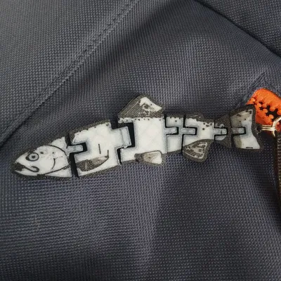 Flexi Forelle – Multicolor | mô hình 3D in chuyển động (Fidget toy)