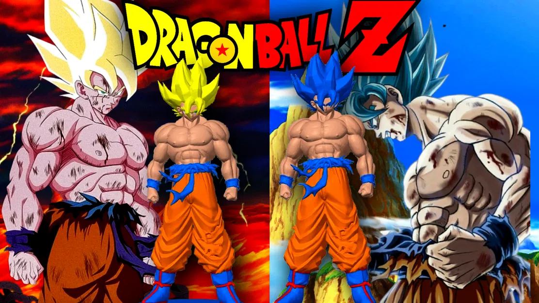Goku Super Saiyajin và Goku Super Saiyan Blue - Image 1