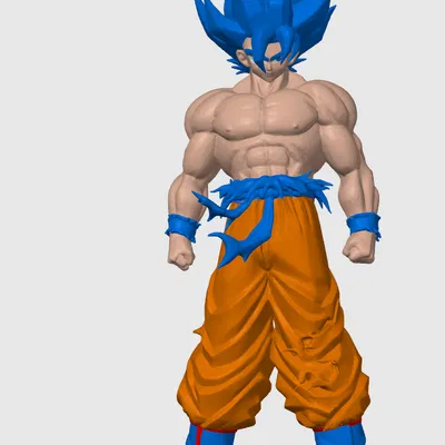 Goku Super Saiyajin và Goku Super Saiyan Blue