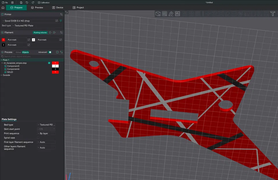Faceplate sọc đàn Eddie Van Halen Star Guitar - Image 2
