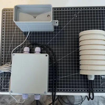 Nắp che cảm biến cho trạm thời tiết (Sensorhaube für Wetterstation)