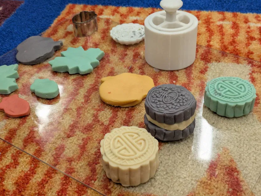 Khuôn Ép Bánh Trung Thu Họa Tiết - Oreo - Image 2