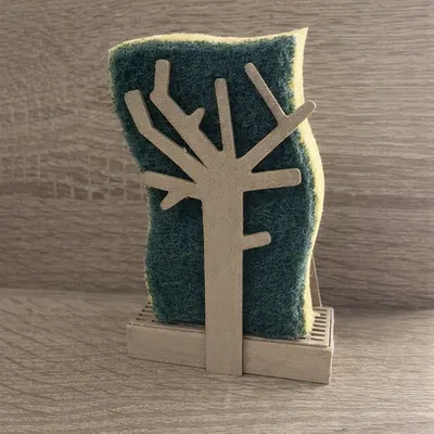 Kệ Để Bọt Biển Thoát Nước Tối Giản (Minimal Drain Sponge Holder)