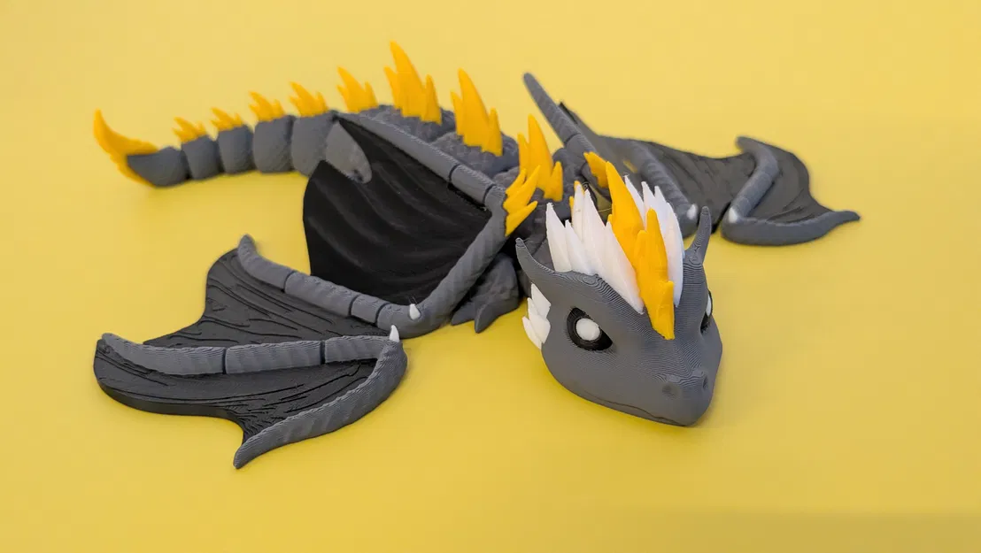 Elder Thunder Dragon – Mô hình Rồng Articulated (Khớp Linh Hoạt) - Image 1