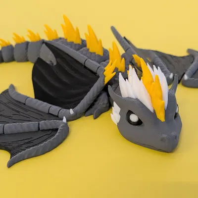 Elder Thunder Dragon – Mô hình Rồng Articulated (Khớp Linh Hoạt)