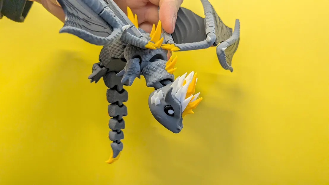 Elder Thunder Dragon – Mô hình Rồng Articulated (Khớp Linh Hoạt) - Image 3