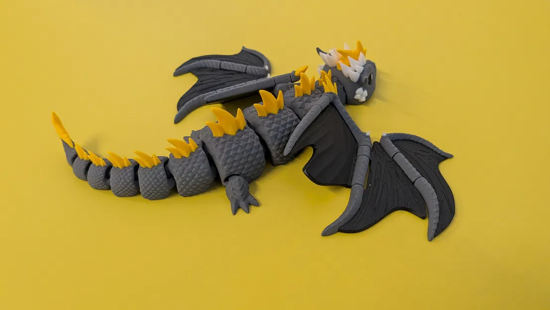 Elder Thunder Dragon – Mô hình Rồng Articulated (Khớp Linh Hoạt) - Image 4