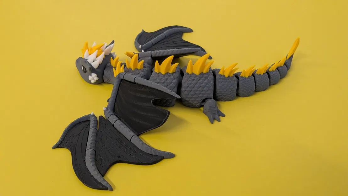 Elder Thunder Dragon – Mô hình Rồng Articulated (Khớp Linh Hoạt) - Image 5