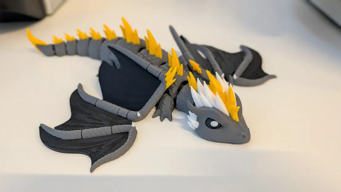 Elder Thunder Dragon – Mô hình Rồng Articulated (Khớp Linh Hoạt) - Image 6