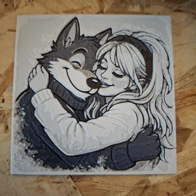 Loup Mal aimé et Barbot (Hueforge)