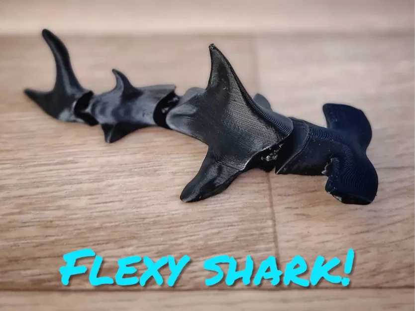 Cá Mập Đầu Búa Flexi Dễ Thương (Hammerhead Shark Flexi) - Image 1