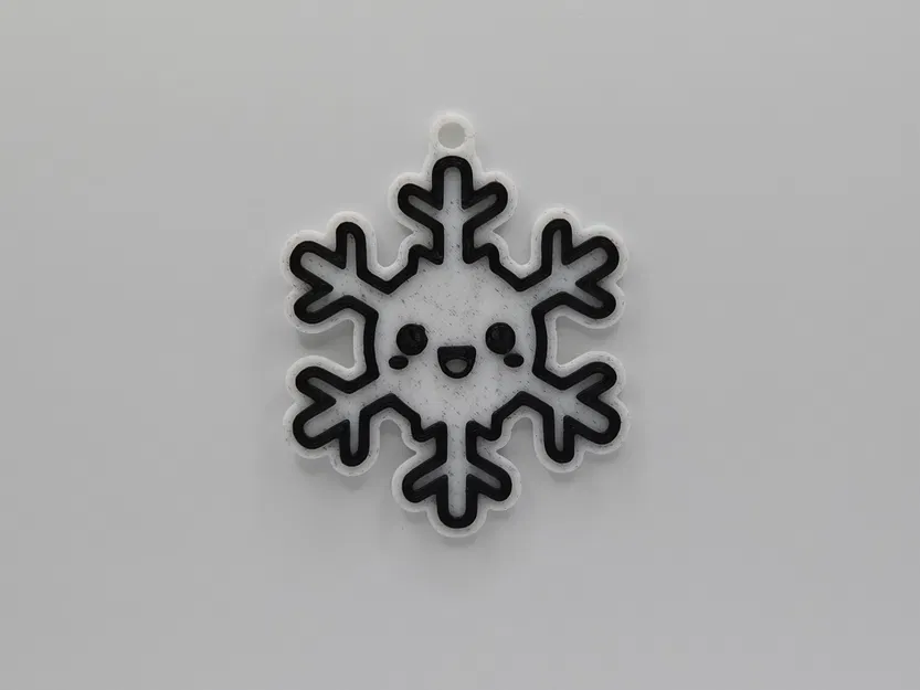 Móc khóa Bông Tuyết Dễ Thương (Cute Snow Slake Keychain) - Image 1