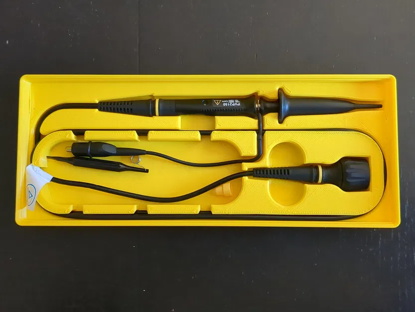 Khay Gridfinity xếp chồng cho đầu dò oscilloscope Rigol PVP2150 - Image 3