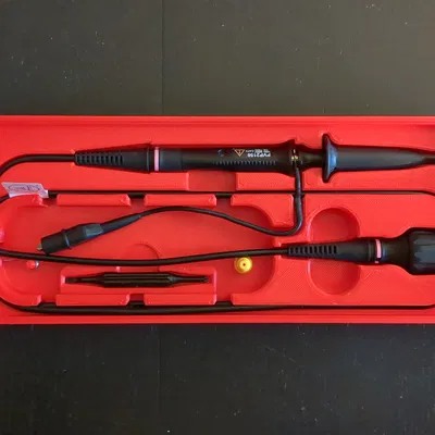 Khay Gridfinity xếp chồng cho đầu dò oscilloscope Rigol PVP2150