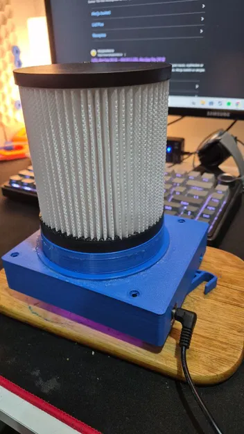 Bộ lọc không khí 120 mm dùng HEPA filter và carbon filler - Image 2