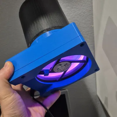 Bộ lọc không khí 120 mm dùng HEPA filter và carbon filler