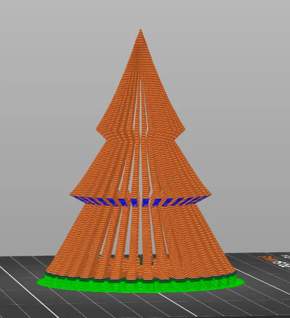 Cây Thông Noel Hiện Đại gắn LED Tea-Light – 3D Printed Holiday Glow - Image 2