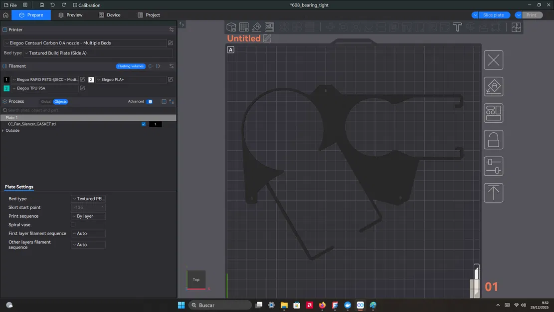 CC Fan Silencer GASKET – Miếng đệm TPU chống rung - Image 1