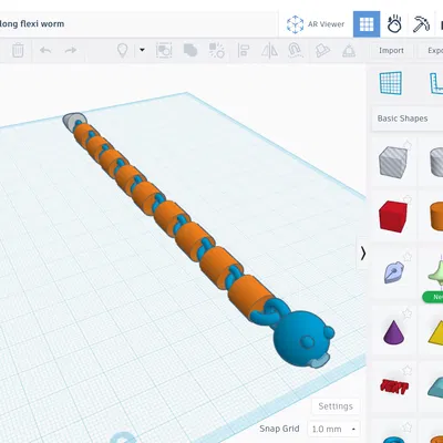 Flexi worm (sâu uốn dẻo dễ thương)
