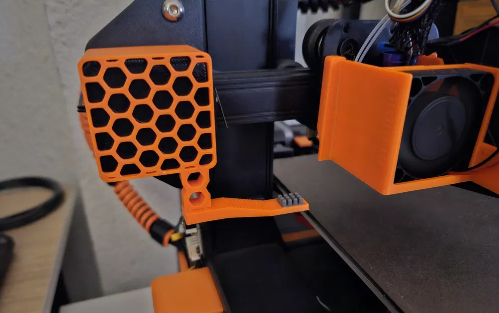 Nozzle wiper gắn QR cho Ender 2 Pro (Ender 2 Pro QR mounted nozzle wiper) - Image 1