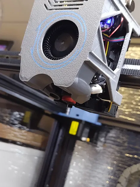 SV08 Nắp toolhead tối giản, HeroMe ducting, nhìn thấy nozzle - Image 2