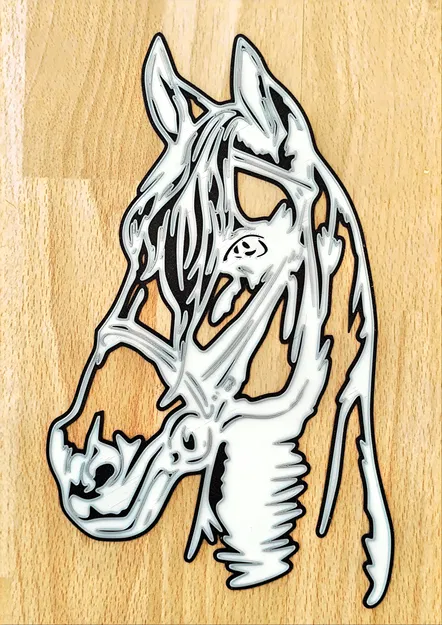 Horse WallArt – Tranh treo tường đầu ngựa - Image 1