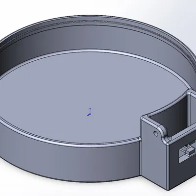 Đáy bình giữ nhiệt (bottom of a thermos)