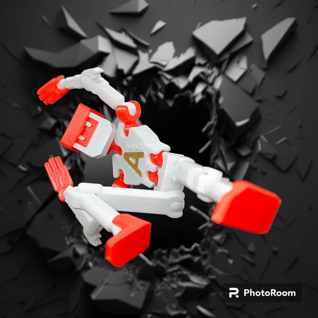 Action Figure (Dễ in) “ETP-Robot” (Khớp linh hoạt, in PLA) - Image 2