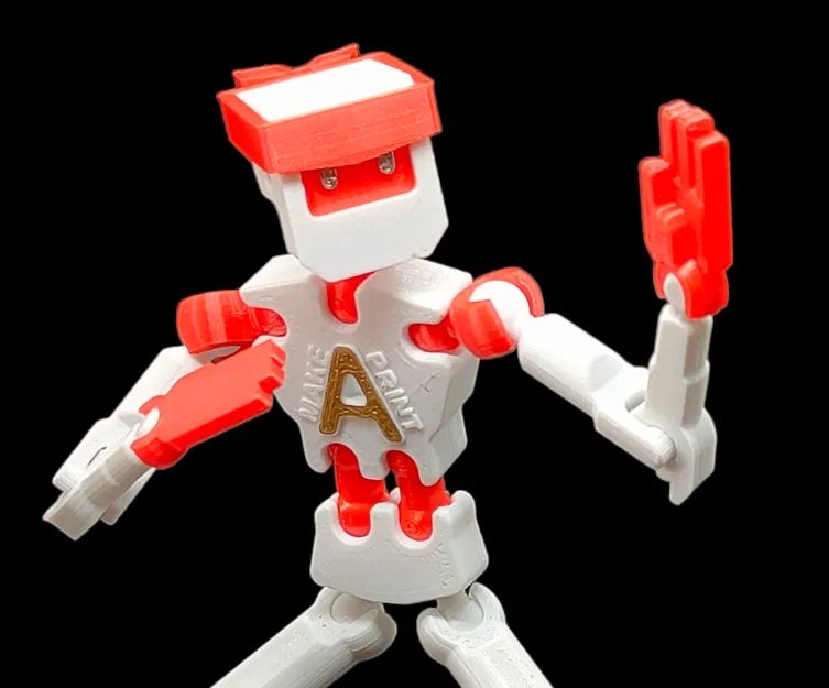 Action Figure (Dễ in) “ETP-Robot” (Khớp linh hoạt, in PLA) - Image 3