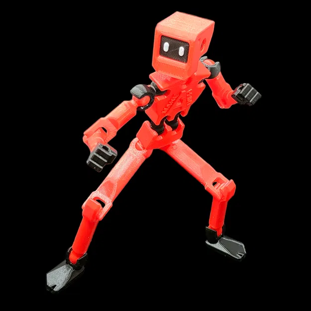 Action Figure (Dễ in) “ETP-Robot” (Khớp linh hoạt, in PLA) - Image 4