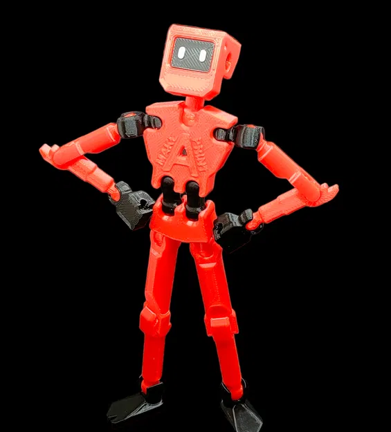Action Figure (Dễ in) “ETP-Robot” (Khớp linh hoạt, in PLA) - Image 7