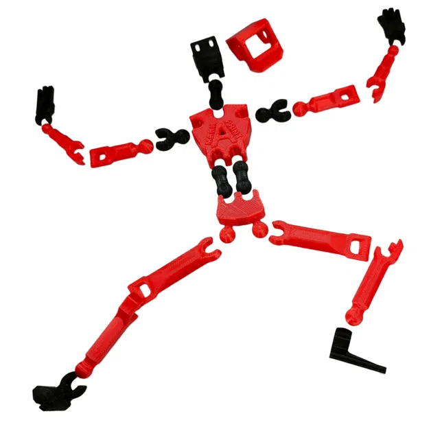 Action Figure (Dễ in) “ETP-Robot” (Khớp linh hoạt, in PLA) - Image 11