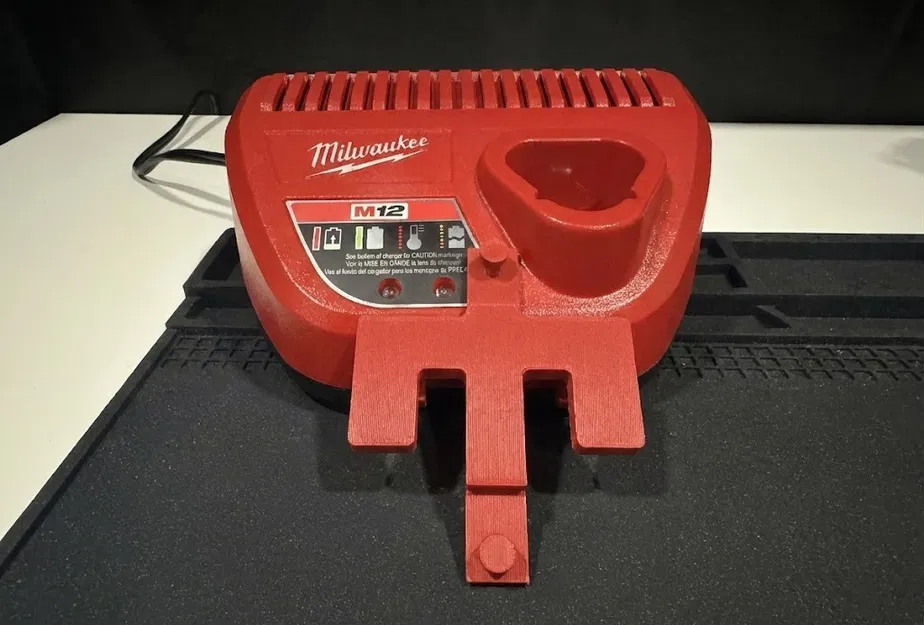 Giá treo sạc Milwaukee M12 cho IKEA SKADIS (mount) - Image 1