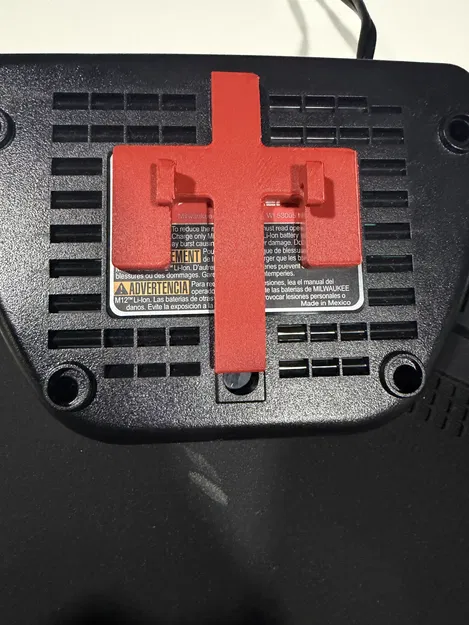 Giá treo sạc Milwaukee M12 cho IKEA SKADIS (mount) - Image 2