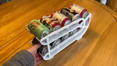 Khay Nhả Lon Tủ Lạnh UK/EU 10x 330/440ml (Drink Can Dispenser)