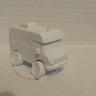 Crash Camper – Xe Camper Mini Phong Cách Crash Derby