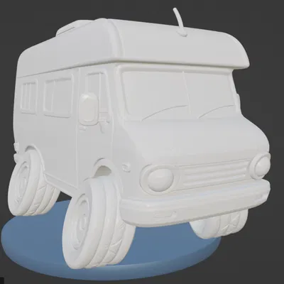 Crash Camper – Xe Camper Mini Phong Cách Crash Derby