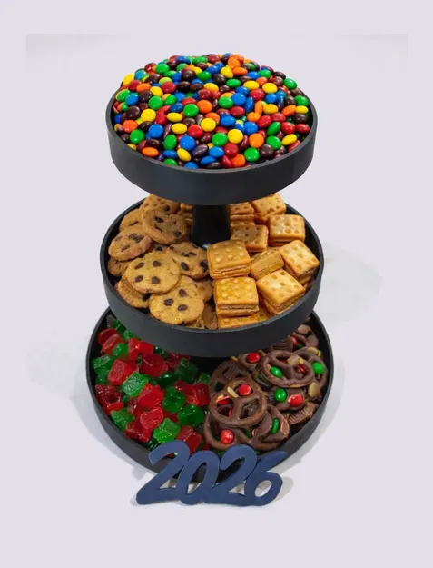 Kệ Trưng Bày 3 Tầng Đổi Accent – Năm Mới 2026 / Happy Birthday - Image 1